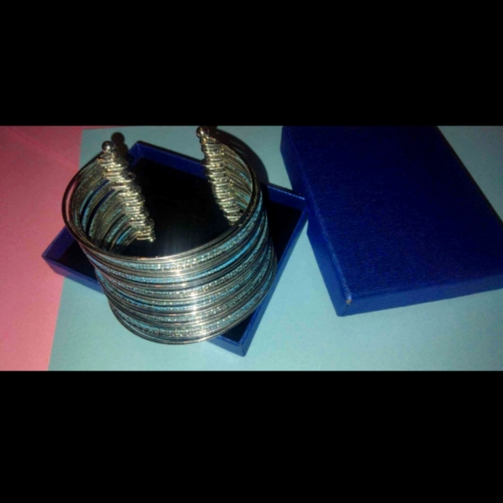 Silver Tone & Blue Brand Bundle